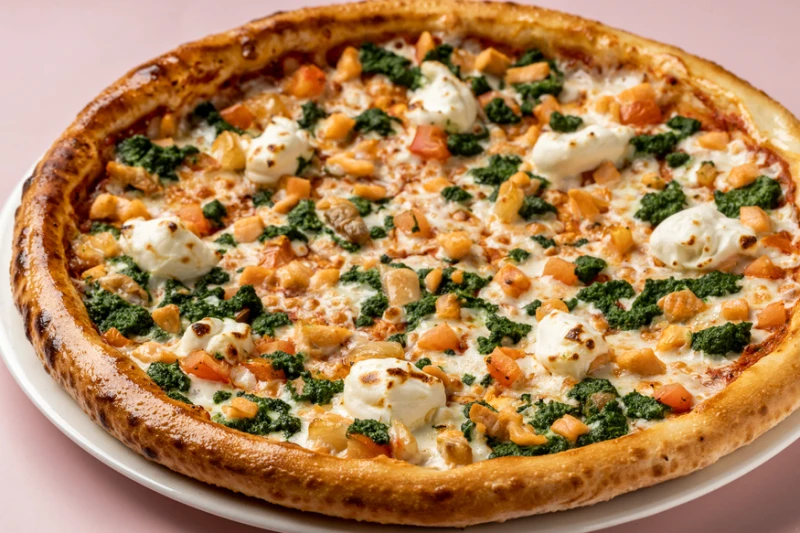 Пицца с лососем и сыром филадельфия 30см