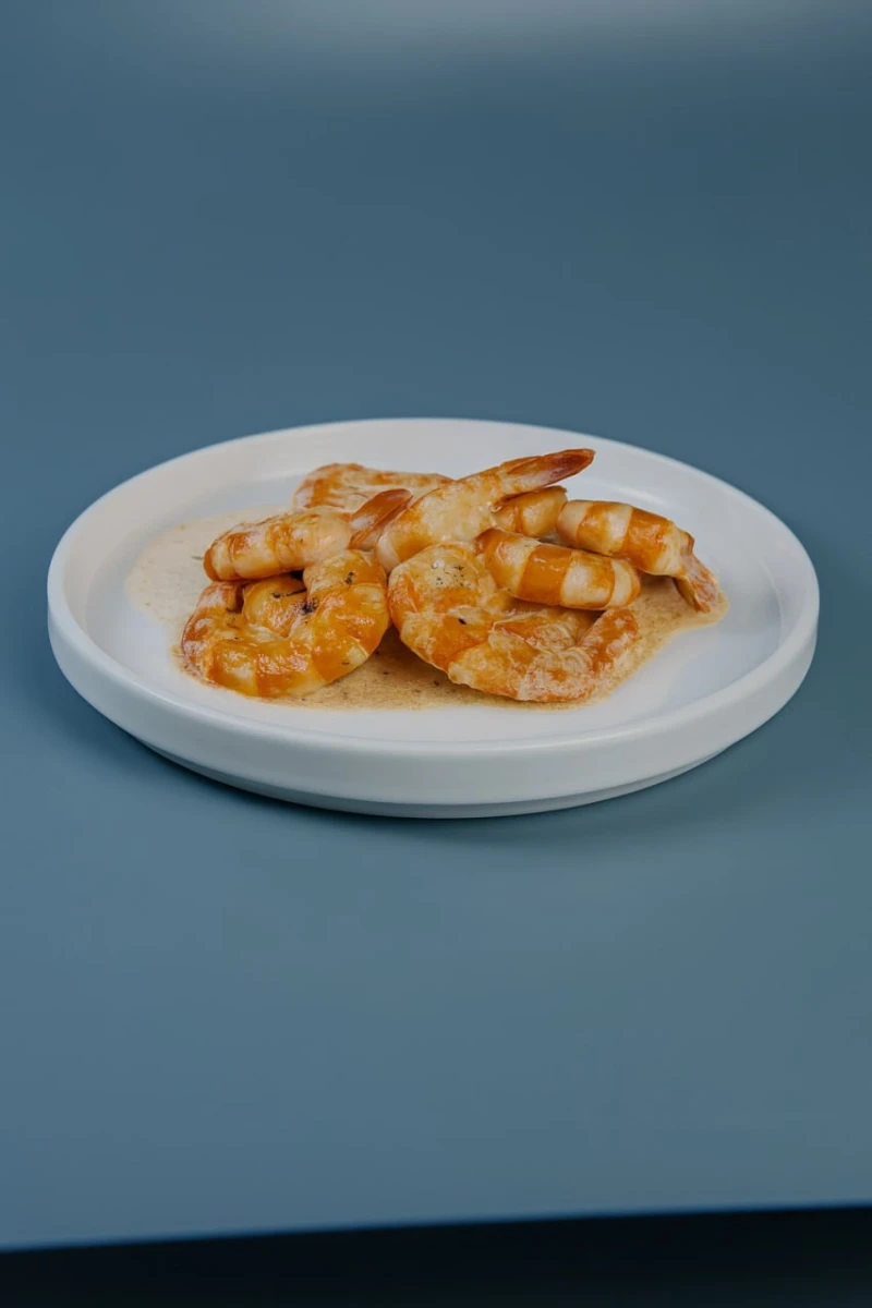 Креветка в сливочном соусе