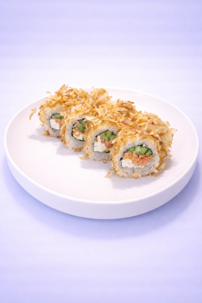 Бонито с лососем терияки