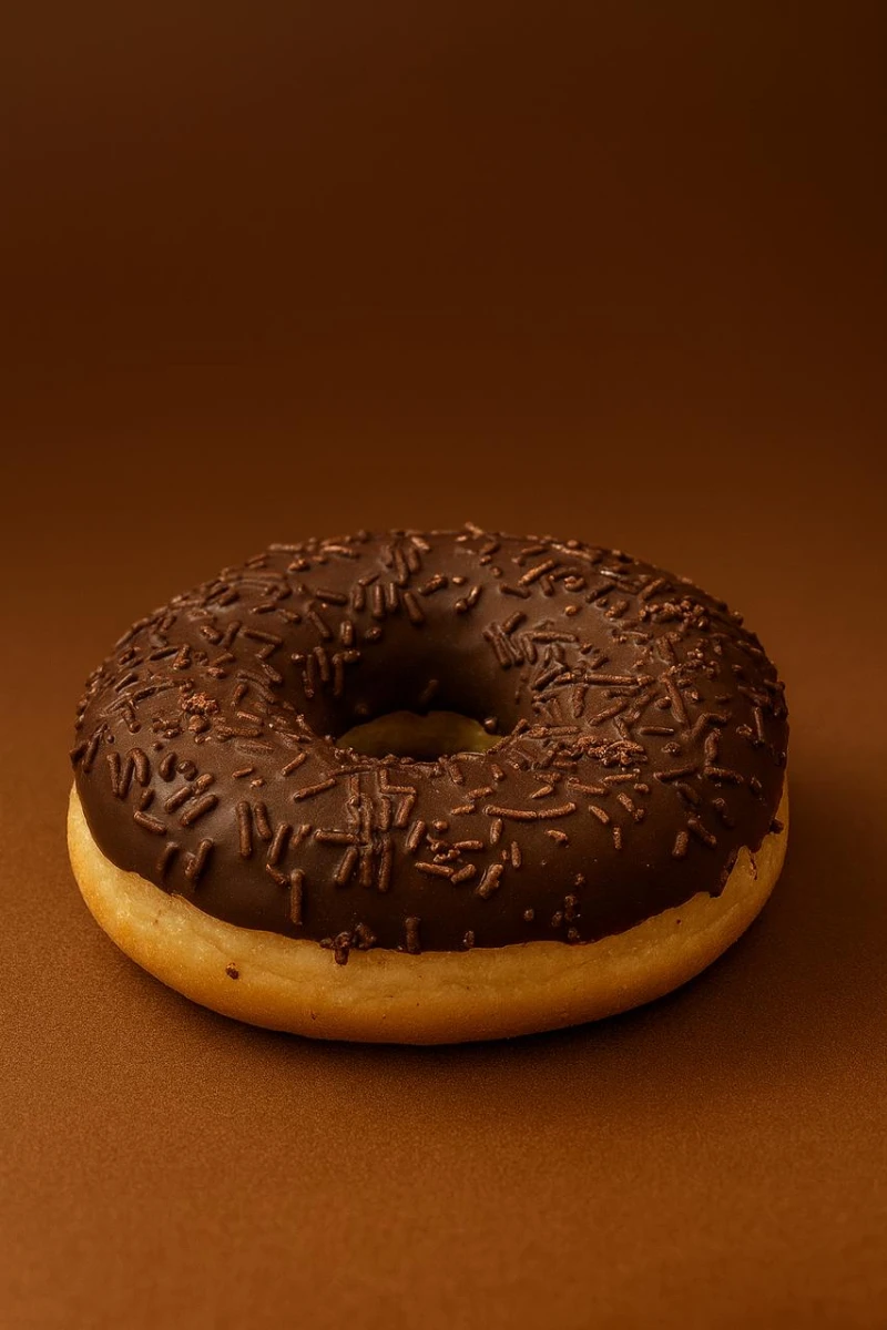 Пончик в шоколадной глазури