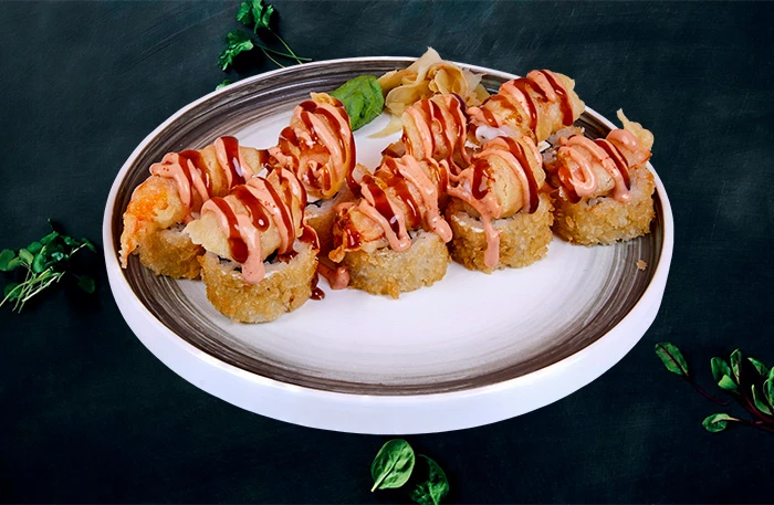 Эби Фрай Маки с креветкой