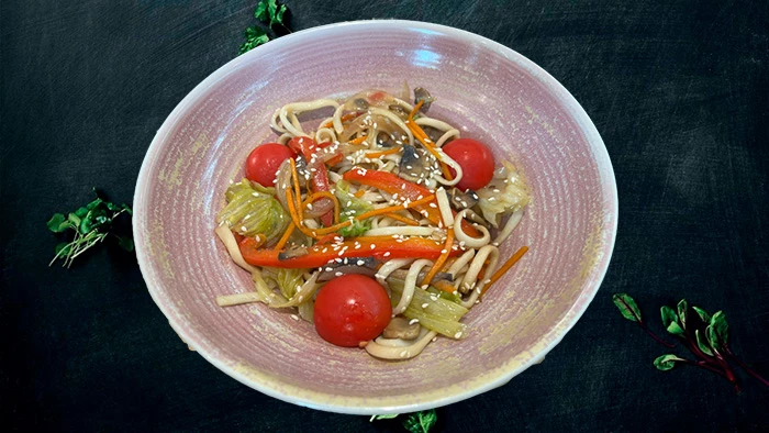 Удон с овощами