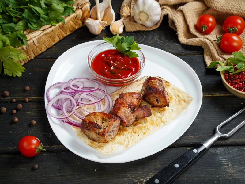 Шашлык из свиной шейки