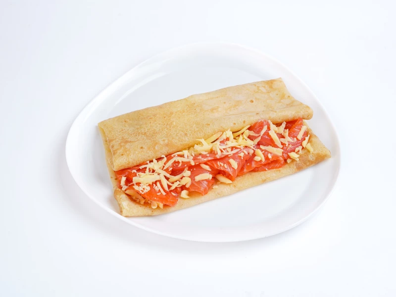 Блин с семгой слабосоленой