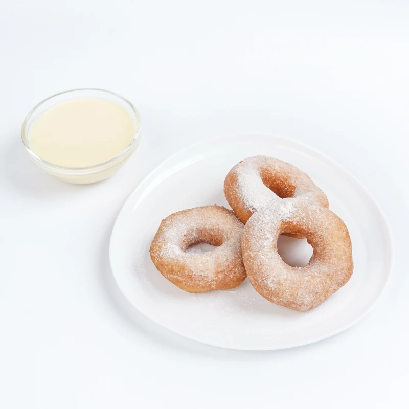 *3 Пончика + Черный Чай*