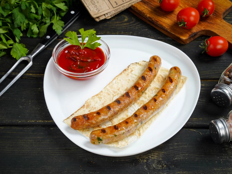  Колбаски мясные