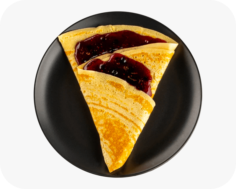 Постный  с джемом