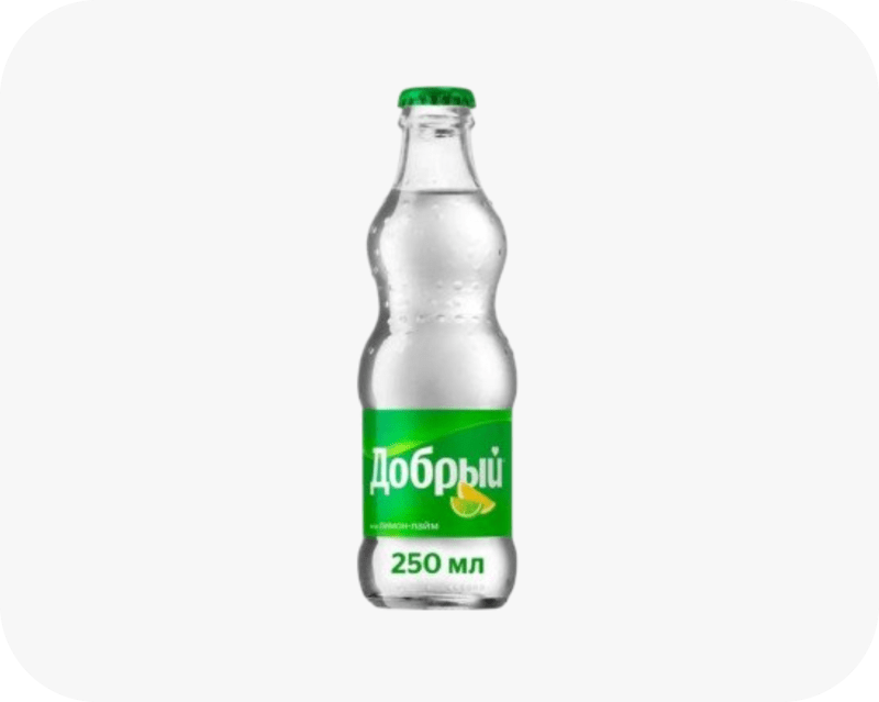 Напиток Добрый лимон-лайм (стекло), 250мл товар
