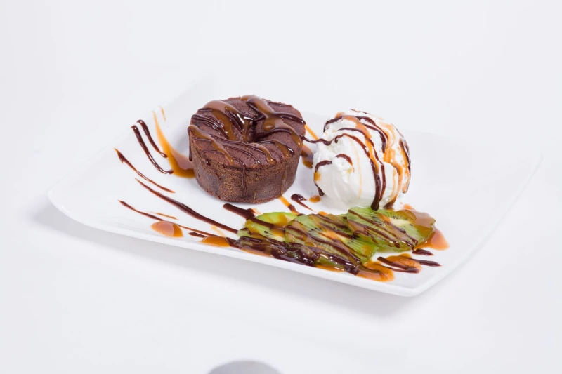 Кекс "Нежность" с мороженым 