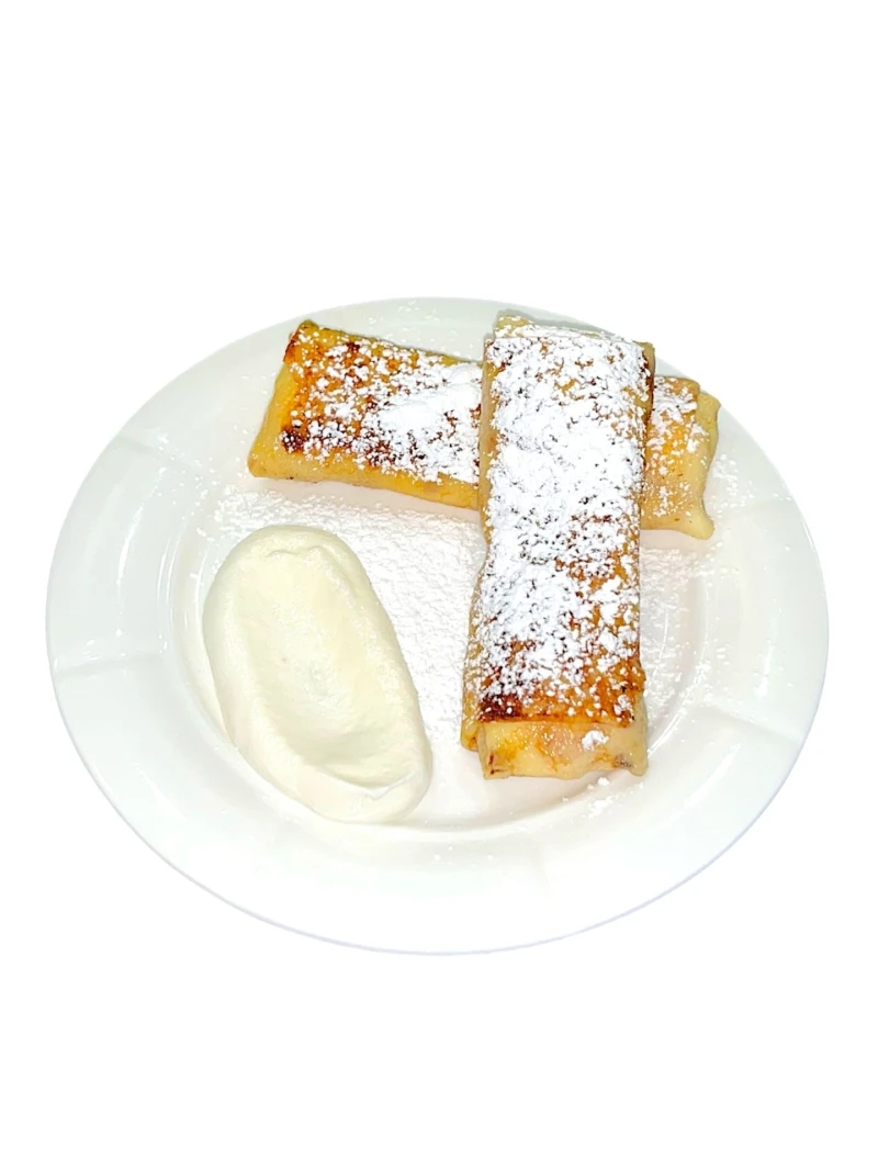 Блинчики фаршированные творогом и обжаренные на сливочном масле