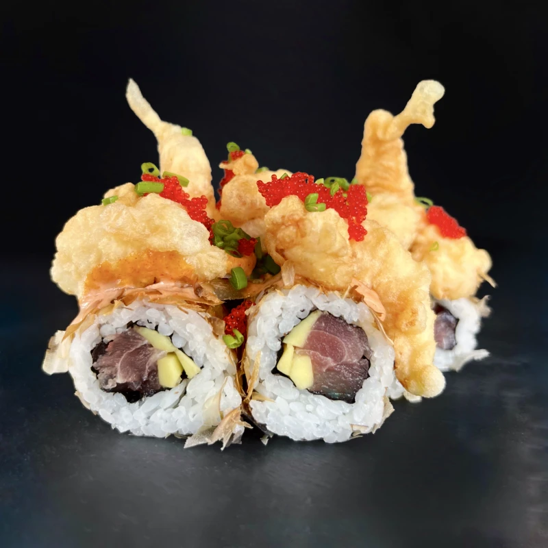 Бонито ролл с тунцом и креветкой в темпуре 6 шт 260гр