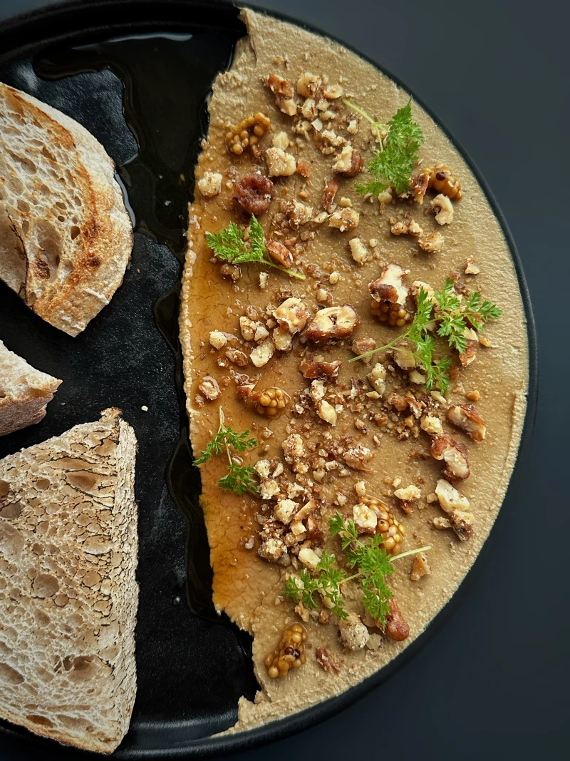 Паштет из куриной печени с сезонным вареньем 200гр