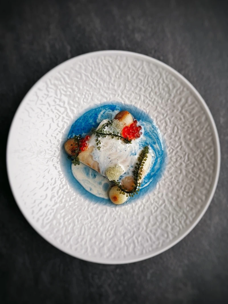 Угольная треска,соус Шампань  220гр