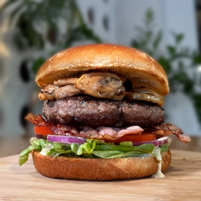 Бургер Сливочный с грибами 370гр