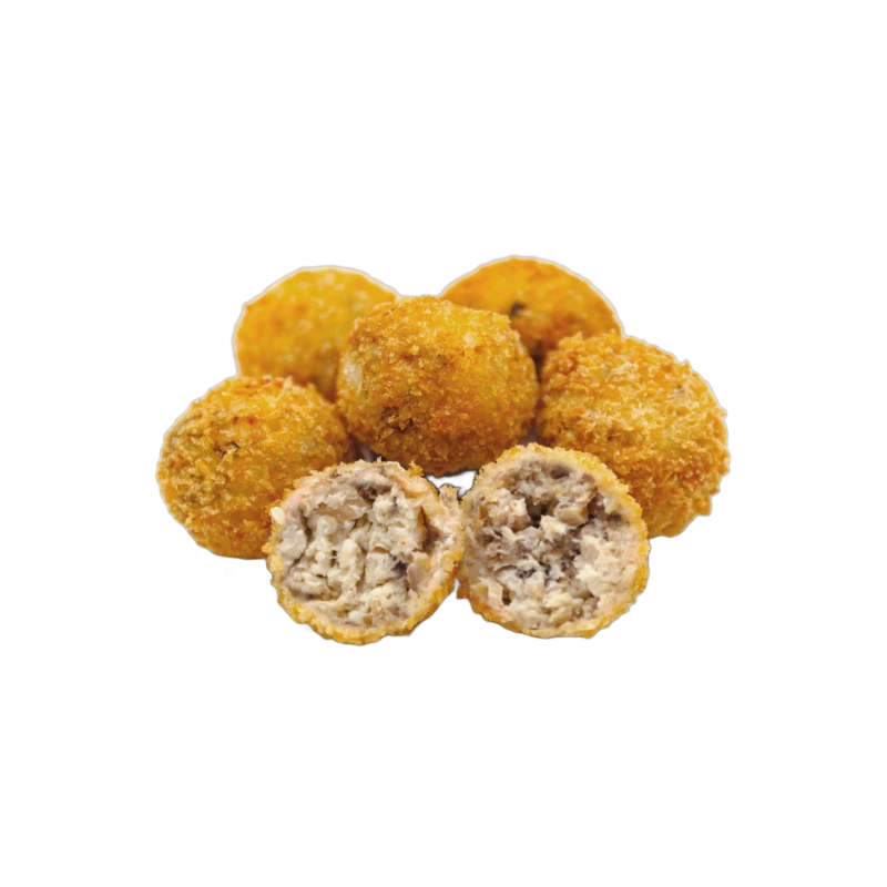 КРОКЕТЫ С КУРИЦЕЙ И ШИИТАКЕ