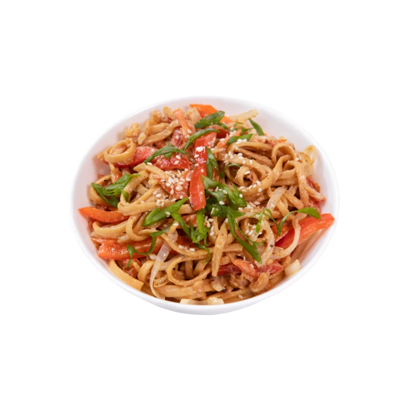 УДОН С ОВОЩАМИ В СЛИВОЧНОМ СОУСЕ