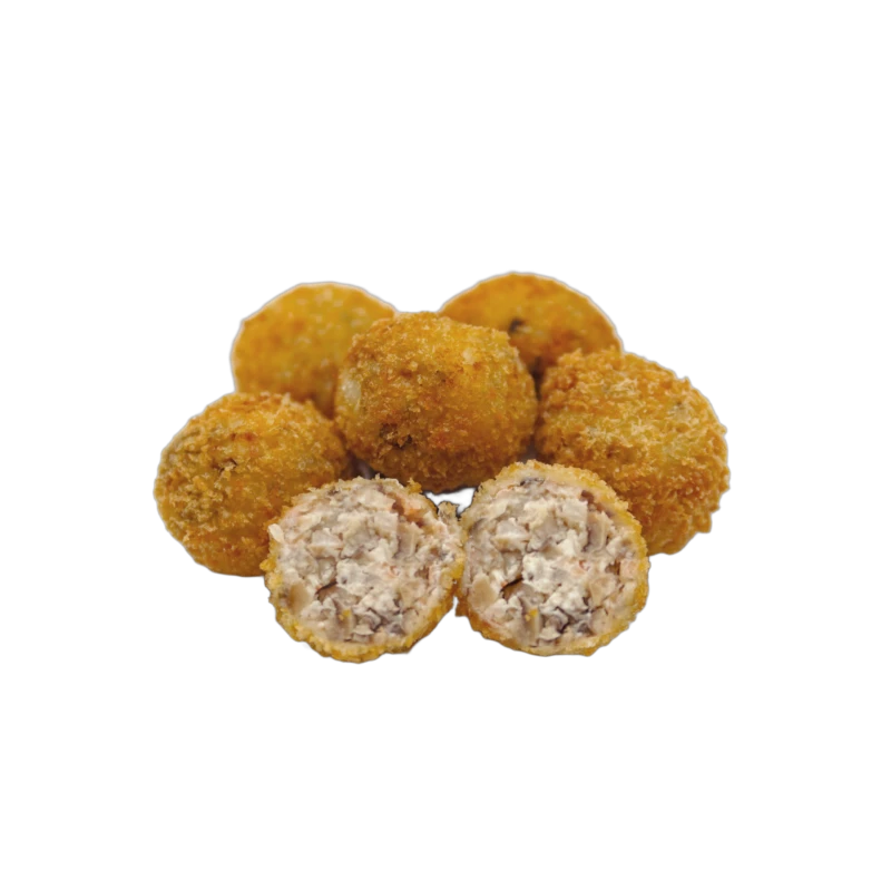 КРОКЕТЫ С КРЕВЕТКОЙ И ШИИТАКЕ