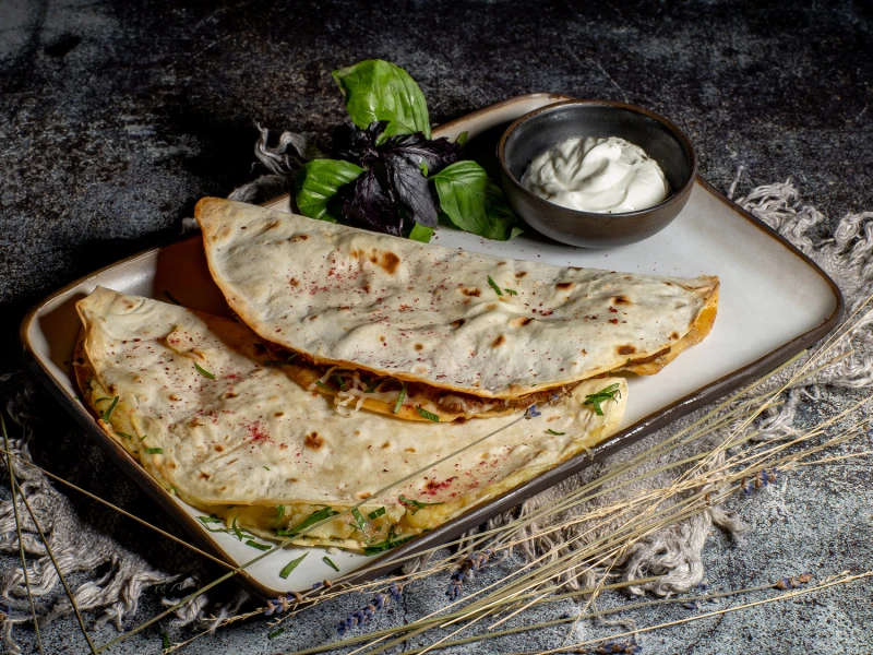 Хрустящая лепешка с мясом