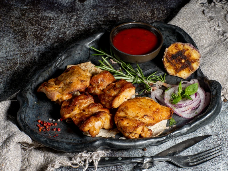 Шашлык из курицы,