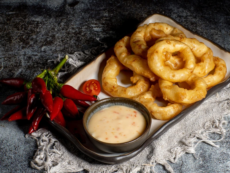 Кальмар в хрустящем кляре