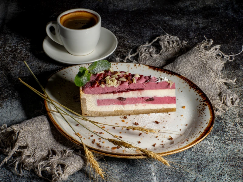 Чизкейк малиновый взрыв