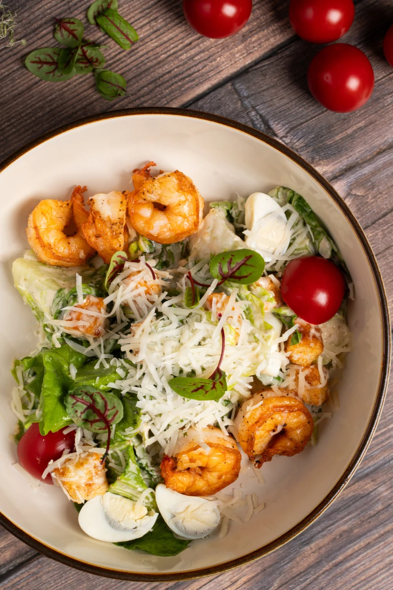 Цезарь с креветками