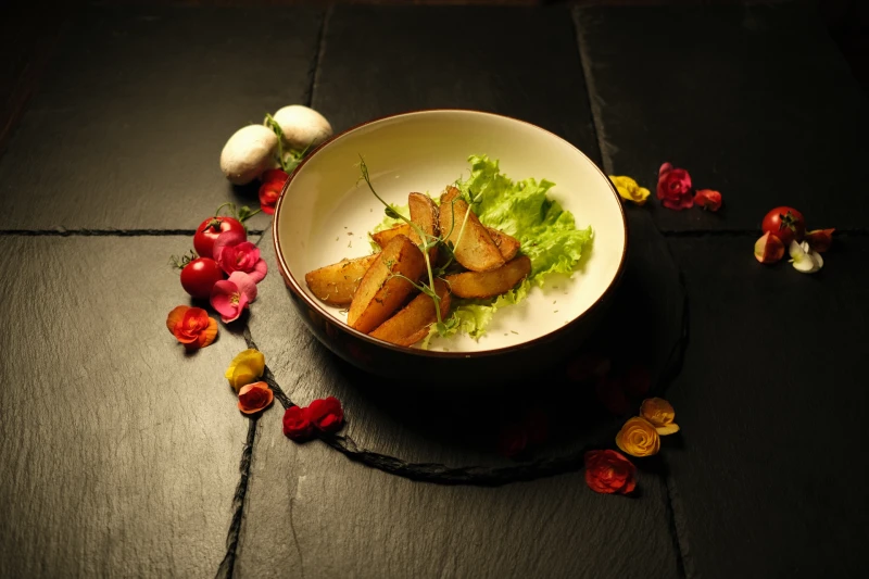 Картофельные дольки с розмарином