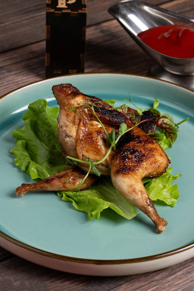 Перепела на мангале