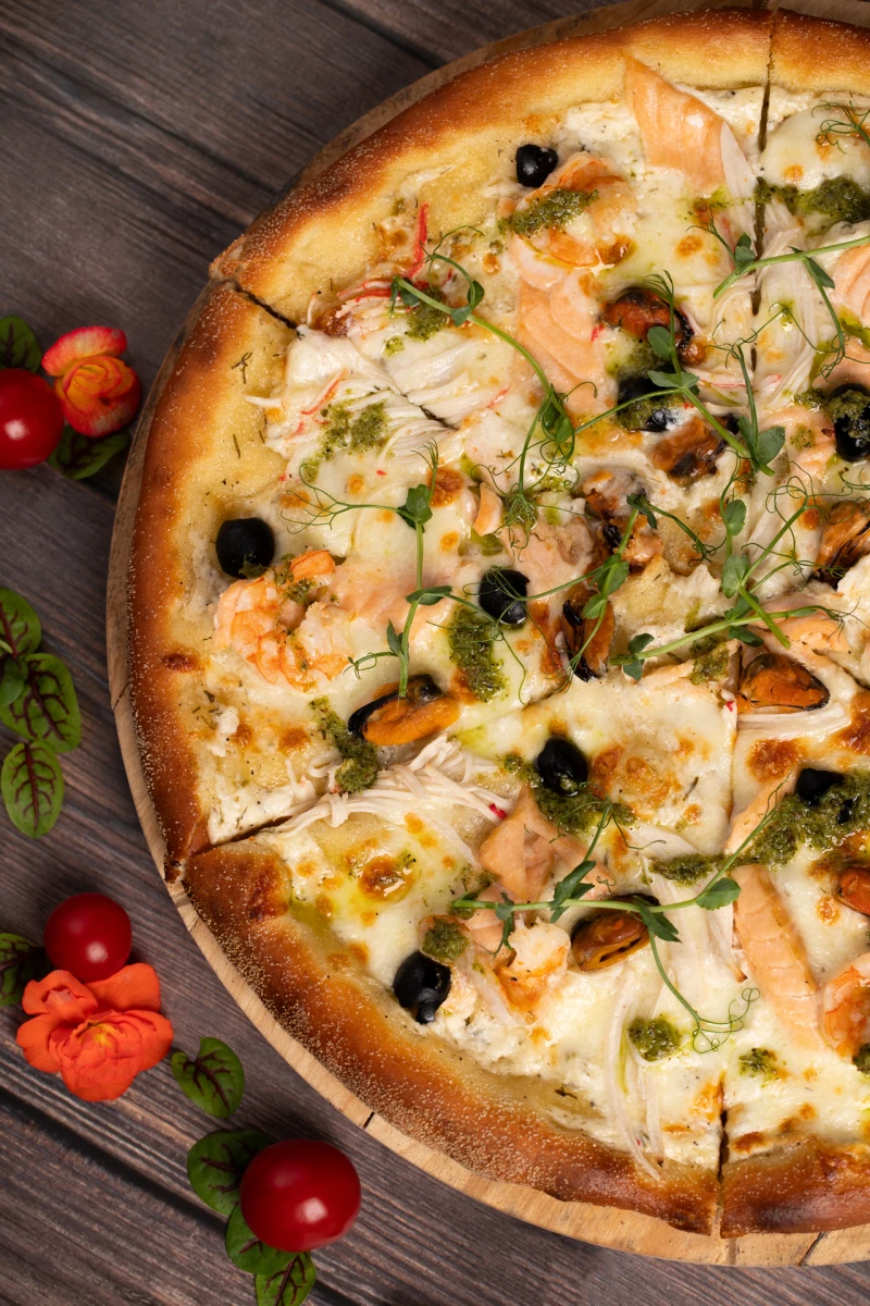 Пицца Морская 