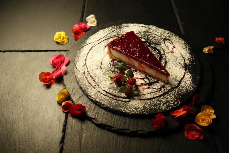 Чизкейк малиновый