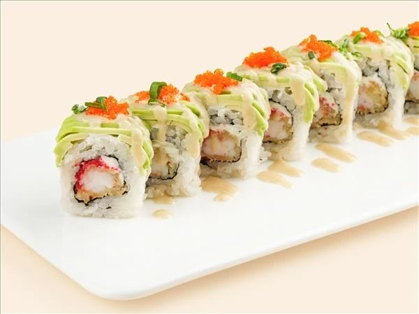 Темпура с креветкой и авокадо