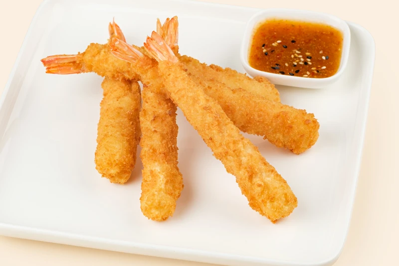 Креветки темпура в панировке