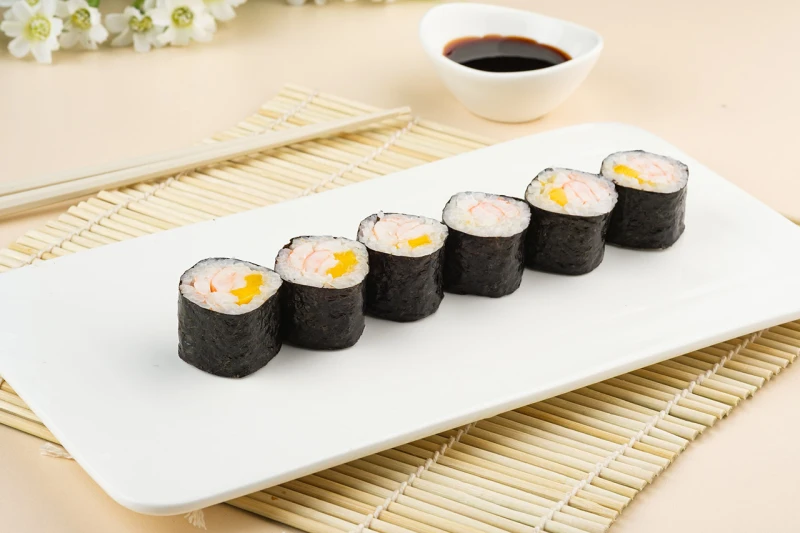 Маки с креветкой