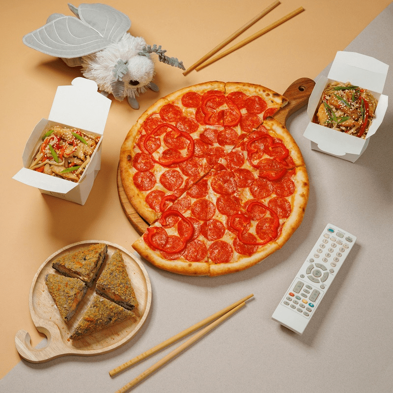 Набор "Фильм на вечер" с пиццей
