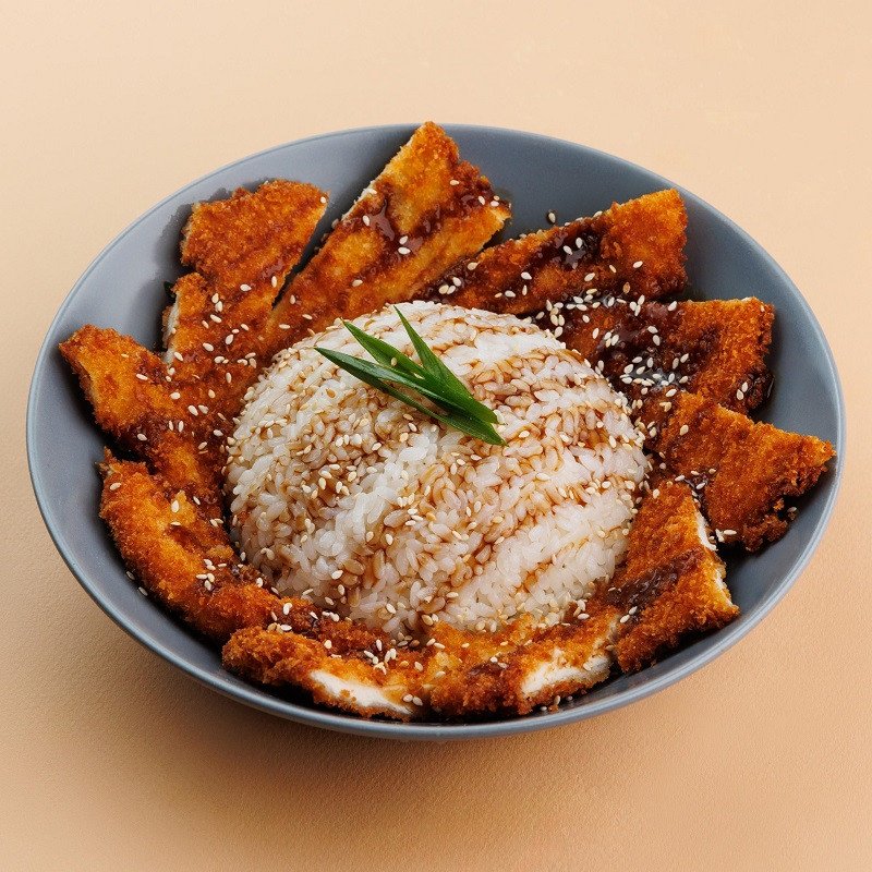 Курица Тонкацу с рисом