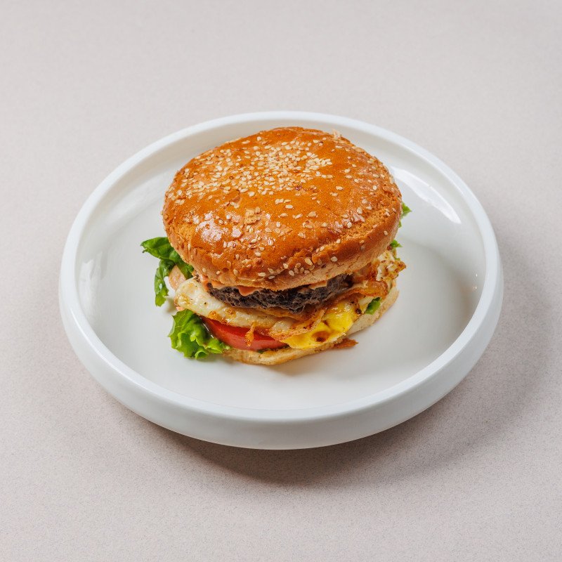 Мини Бургер с говядиной и яйцом