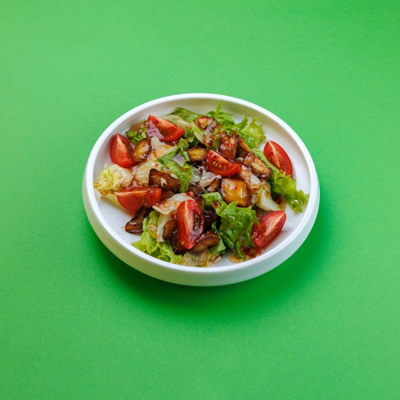 Салат с баклажаном