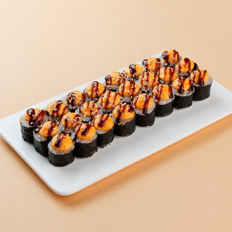 Набор хосомаки с семгой