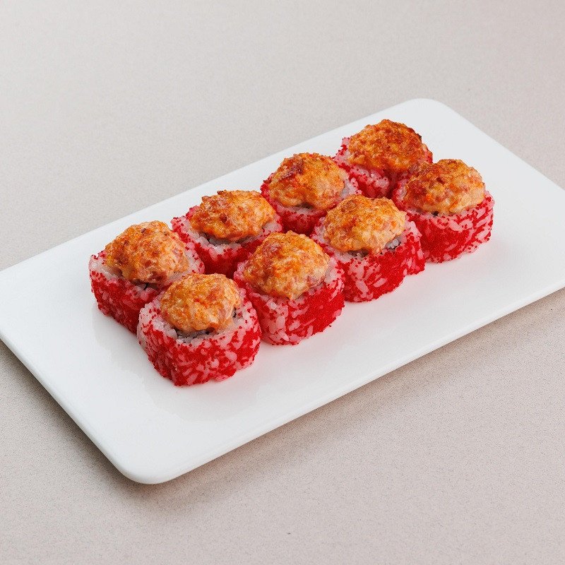 Запеченный ролл с беконом