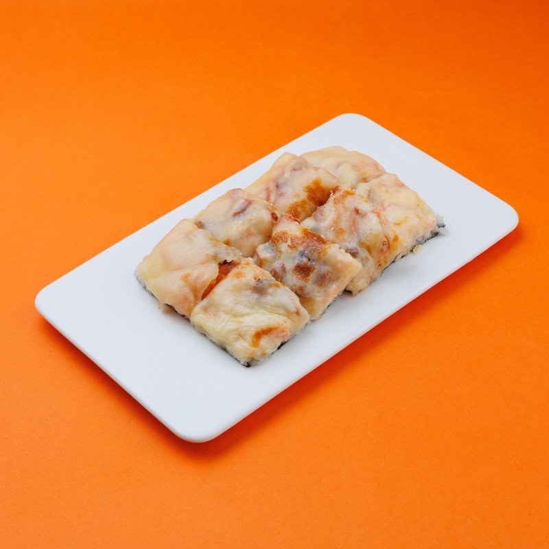 Суси-пицца с лососем и угрем