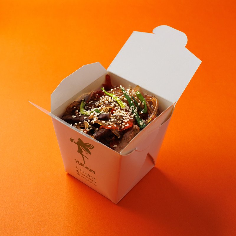 Харусаме кисло-сладкий с говядиной