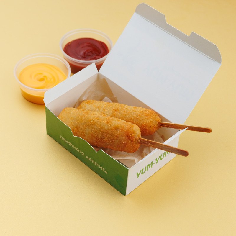 Мини корн-доги (2 шт)