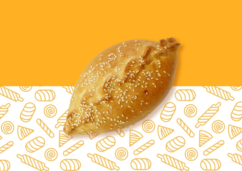 Лодочка с курицей, картофелем и грибами 140г