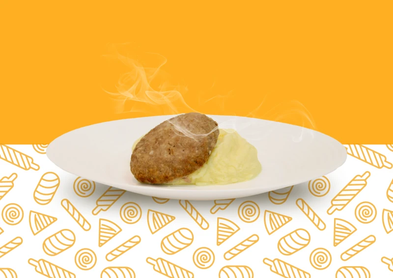 Котлета сибирская с картофельным пюре 280г