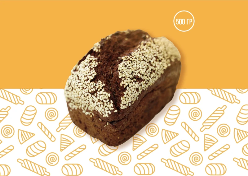 Хлеб бездрожжевой ржаной 500гр