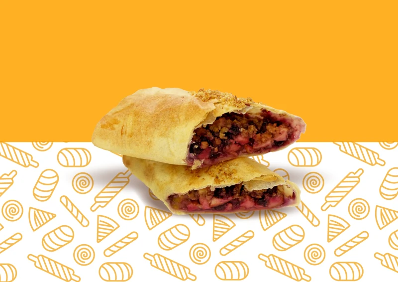 Штрудель со смородиной, яблоком и грецким орехом 300г