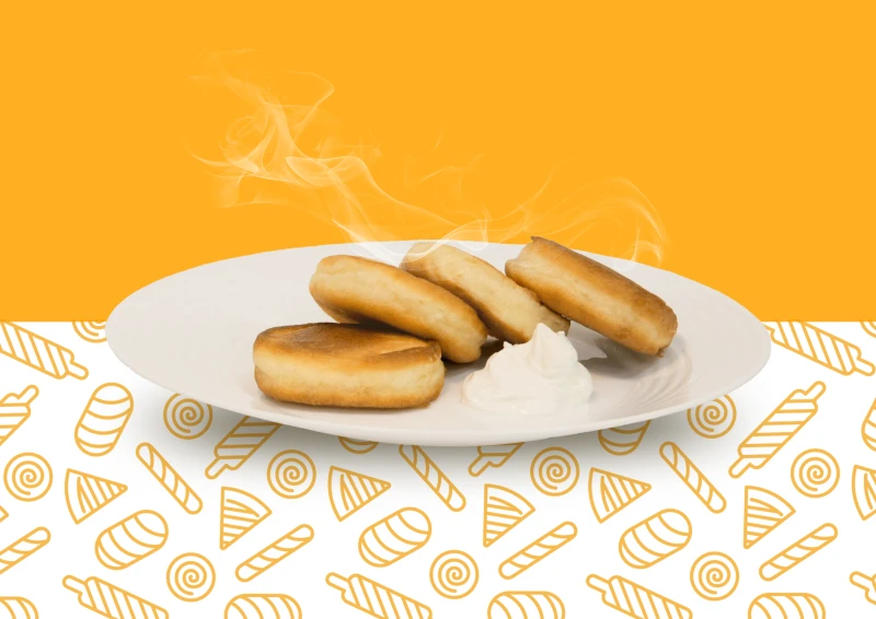 Оладьи со сметаной 200/30г