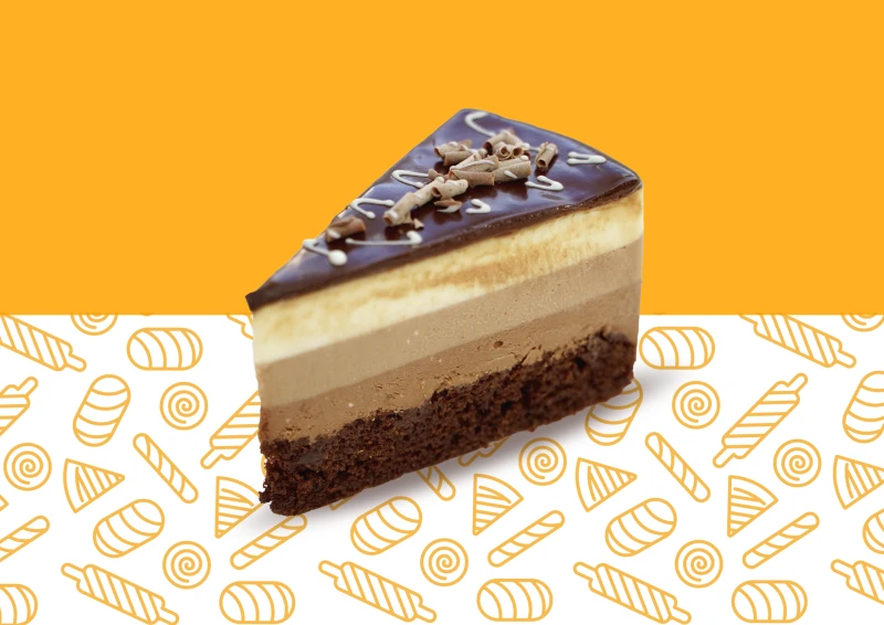 Пирожное три шоколада 170г