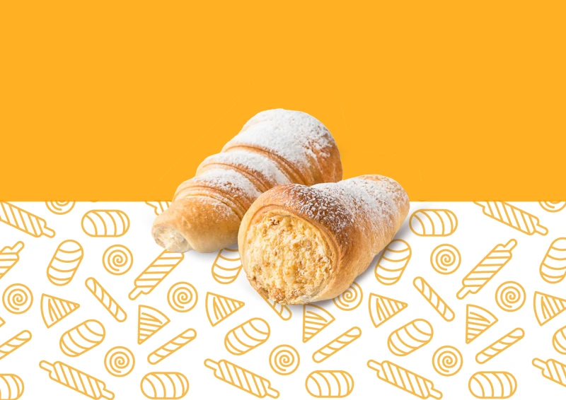 Пирожное трубочка с белковым кремом 80г