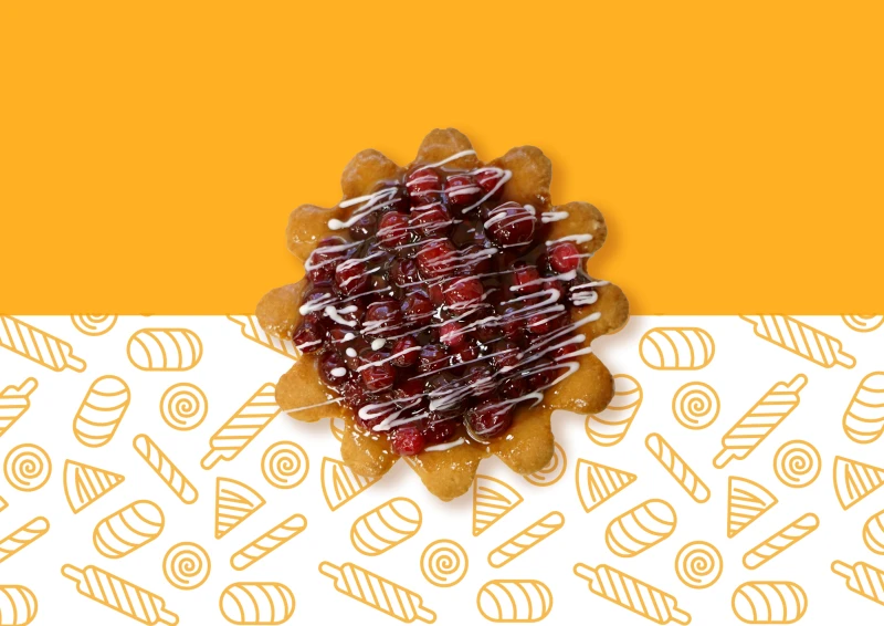 Пирожное корзиночка ягодная 160г